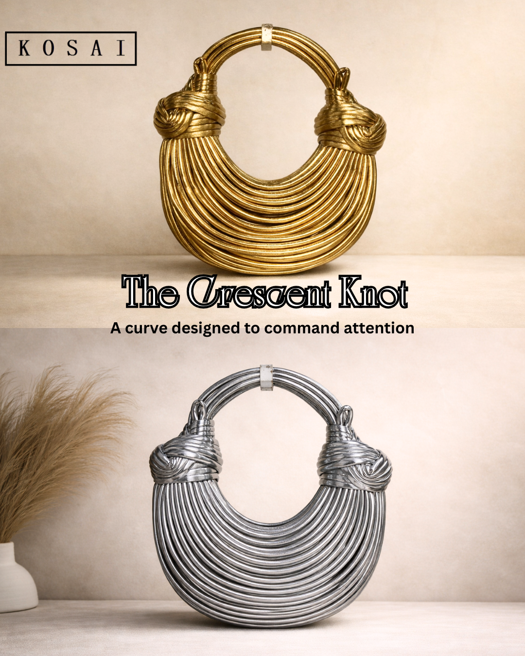 THE CRESCENT KNOT-Arc Bag