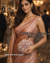 The Sparkle Rose Bling Clutch