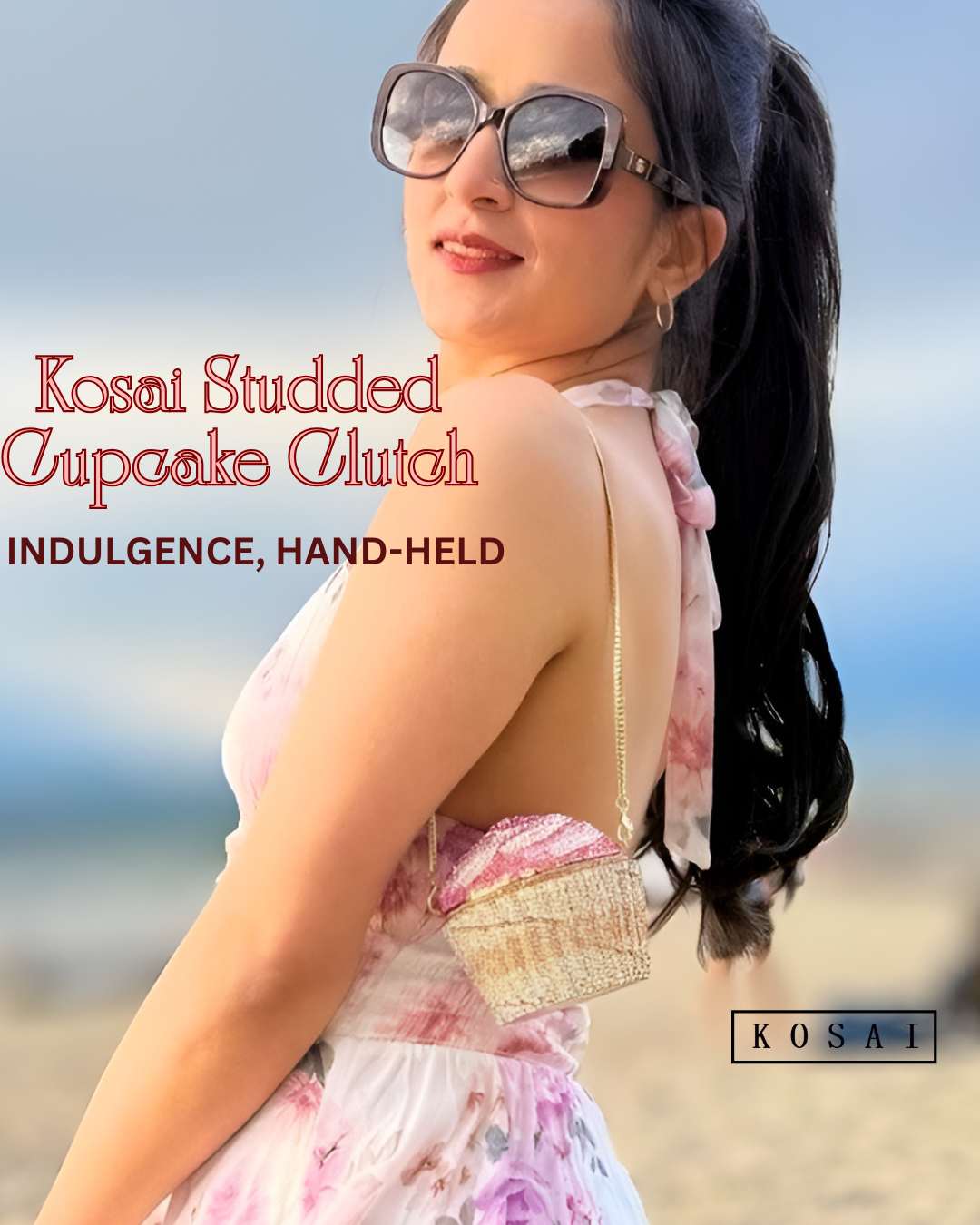 Cupcake STUDDED Clutch