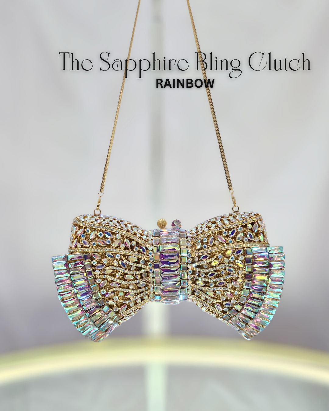 SAPPHIRE BLING CLUTCH
