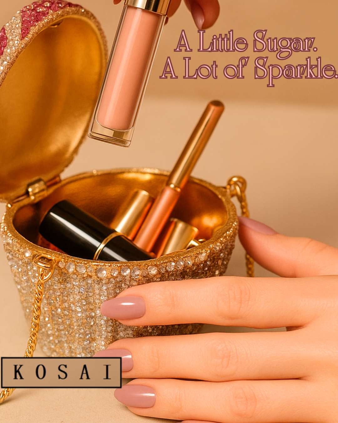 Cupcake STUDDED Clutch