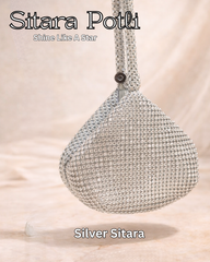 Sitara Potli – Handcrafted Crystal Embellished Potli