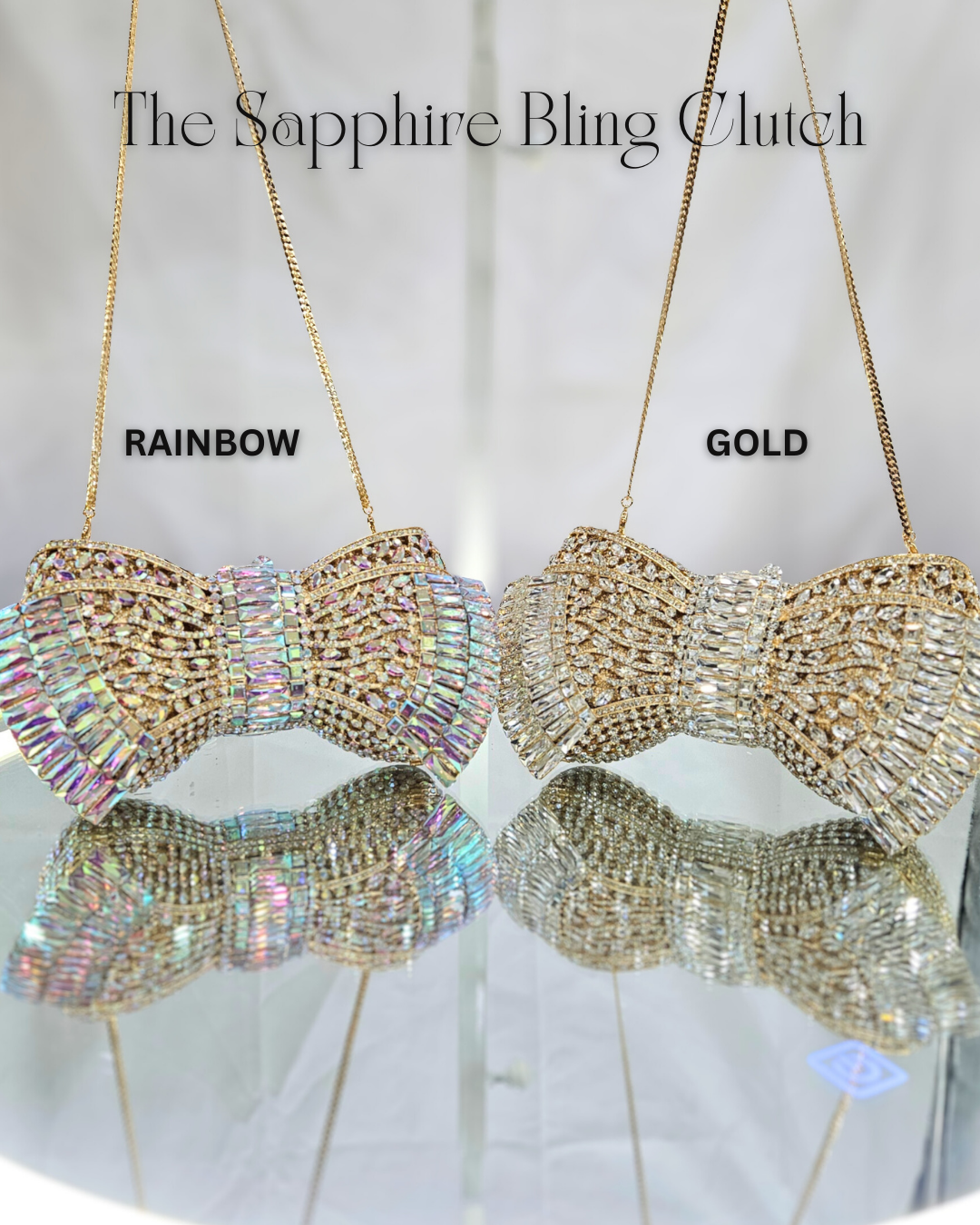 SAPPHIRE BLING CLUTCH