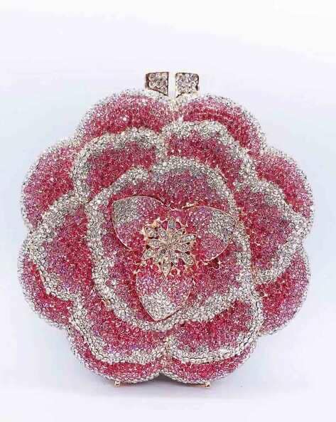 The Sparkle Rose Bling Clutch