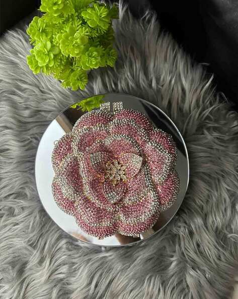 The Sparkle Rose Bling Clutch