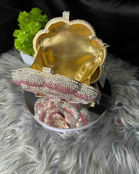 The Sparkle Rose Bling Clutch