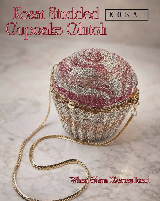 Cupcake STUDDED Clutch